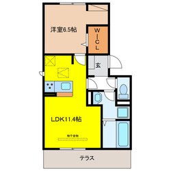 ソレイユ六条の物件間取画像